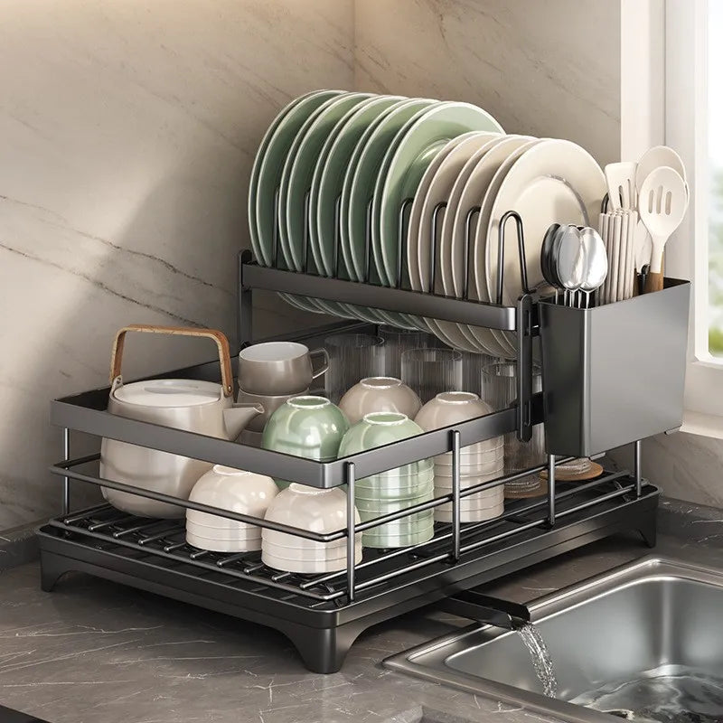 2-Tier Dish Drying Rack