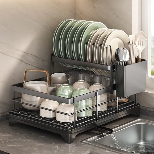 2-Tier Dish Drying Rack