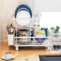 White 2-Tier Dish Rack
